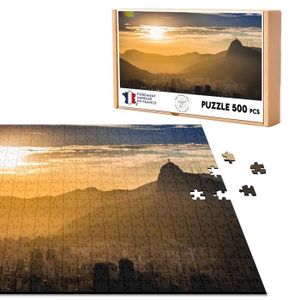 PUZZLE Puzzle Classique 500 pièces Leve de Soleil Sur Rio
