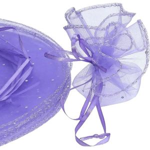 GuanjunLI Lot de 100 pochettes en organza avec cordon de serrage Argenté et doré S 1 