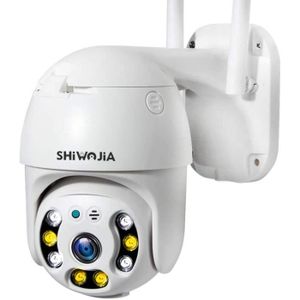 SHIWOJIA Camera Solaire Exterieur WiFi sans Fil 1080P Camera Dome Exterieur  IP Caméra,avec PIR Radar Vision Nocturne, Audio bidirectionnel, étanche  IP66 : : High-Tech