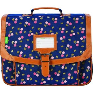 CARTABLE Tann's - Cartable 38 cm - Fruits Alexa - Bleu / Ro