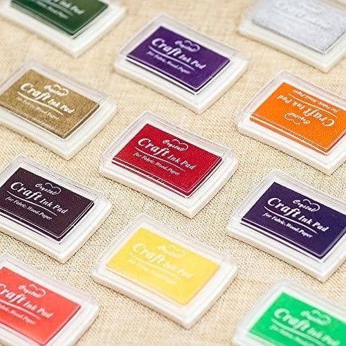 15 Encres Tampon Couleurs KESOTE - Lavables à L'eau | Scrapbooking, DIY, Cartes
