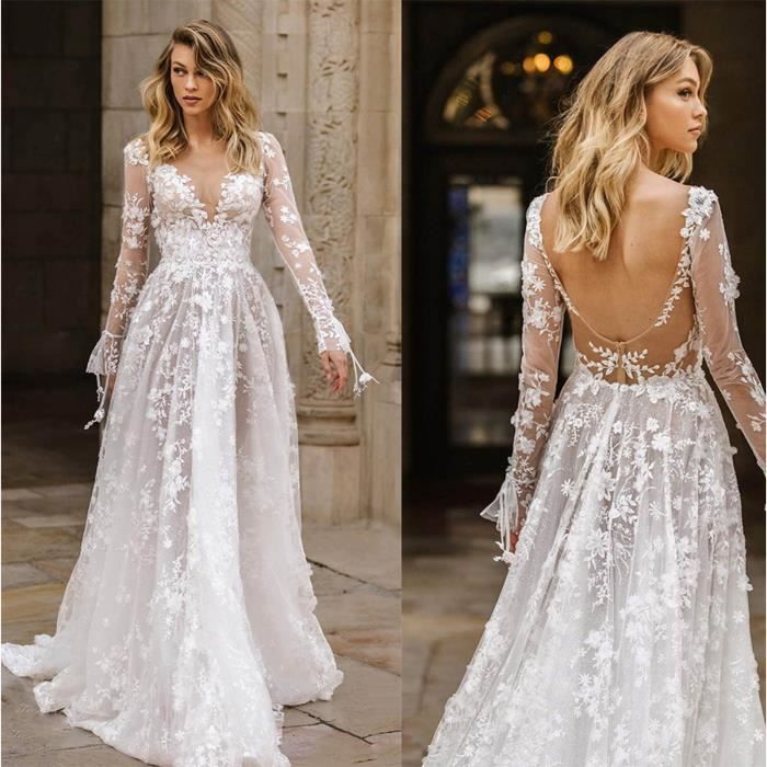robe dentelle longue 2022