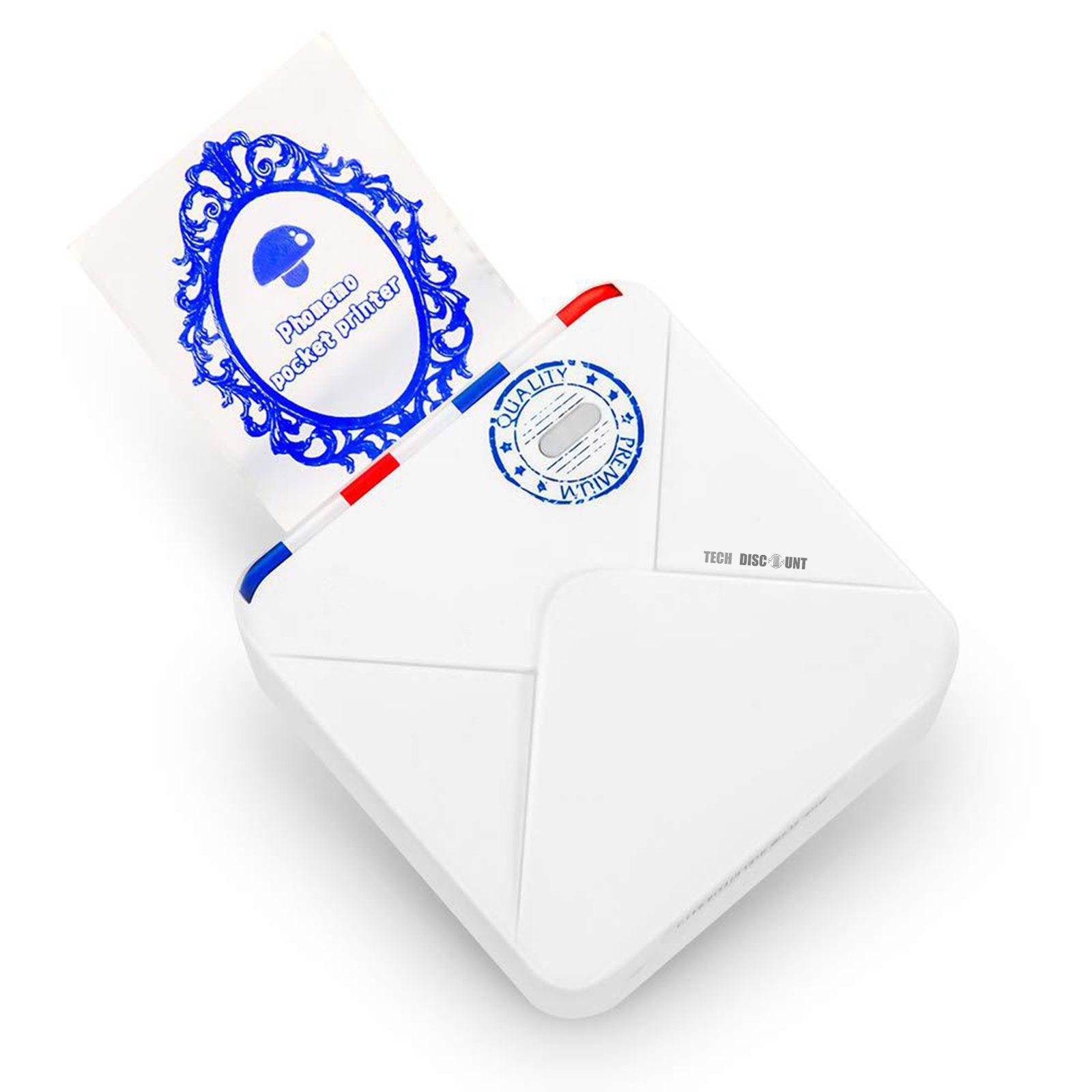 Imprimante thermique portable Phomemo M02S, imprimante de poche sans fil HD  300 dpi, impression de papiers de 3 tailles, compatible avec iOS 