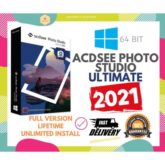 ACDSee Photo Studio Ultimate 2021 Windows valable à VIE à télécharger Cdiscount