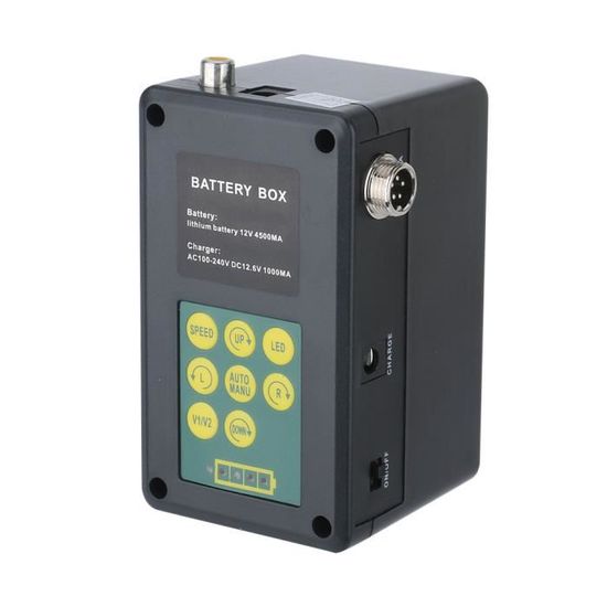 Boîtier Batterie Marine Portable - 2 Ports USB - Indicateur Charge - Camping