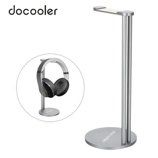 Support Casque Gaming SRLWMYI - Fixation Adhésive Forte - Blanc - Pour Bureau, PC Ou Mur - Porte-casque