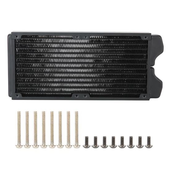 Dissipateur De Chaleur Akozon – Radiateur Alu 24 Ailettes Pour Refroidissement Composants