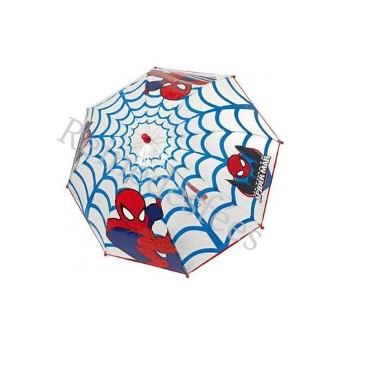 Parapluie Enfant Garçon Marvel - Parapluie Garçon Spiderman 69,5cm - Bleu - Garçon - 10.36 Parapluie Spiderman