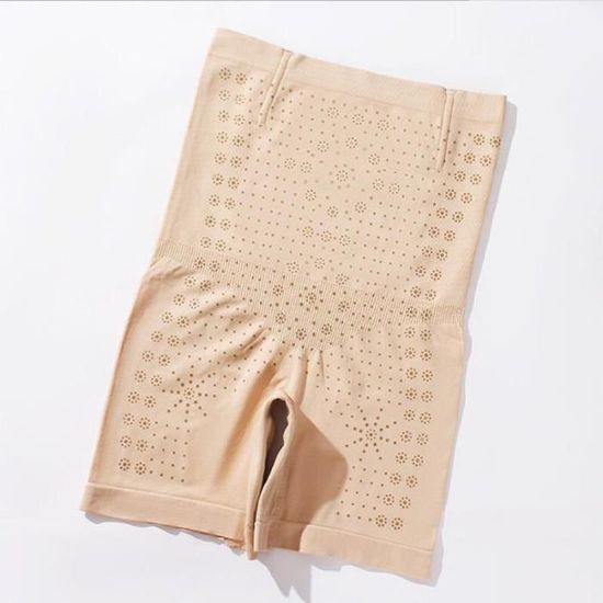 Lot De 2 Demi-Slips Femme Taille Haute - Invisibles & Gainants - Beige - Taille Large