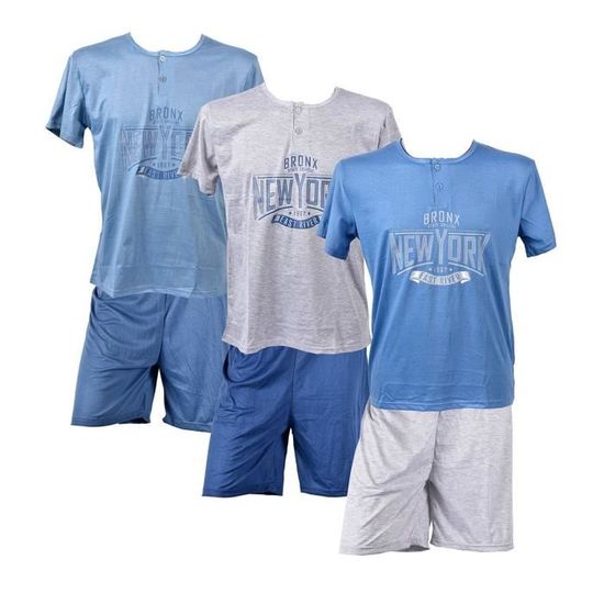 Pyjama Court Pour Homme ECO HOMEWEAR Ozabi - Neuf Avec étiquettes, Style Moderne