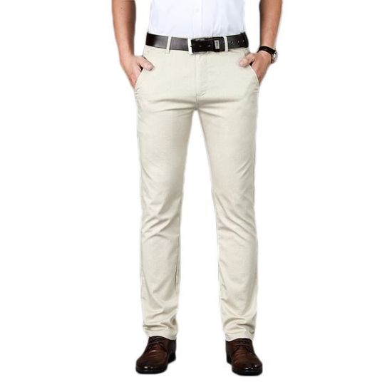 Allthemen Pantalon Costume Homme Stretch Slim Fit Uni - Confort Et Élégance Business