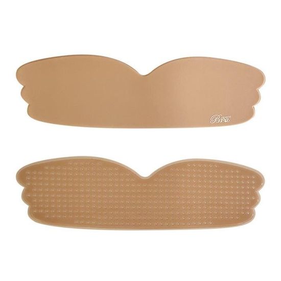 Soutien-gorge Adhésif Invisible Sans Bretelles - Effet Push-up, Réutilisable - Pour Robes Dos Nu Et Tenues Décolletées