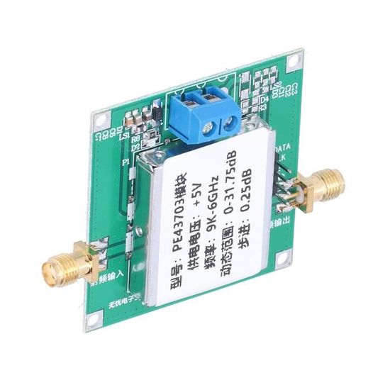 Module Atténuateur RF Numérique PE43702 - Gamme 9KHz-4GHz, Pas 0,25dB | Pour Applications Radiofréquence