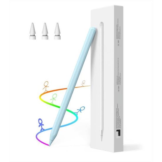 Ipad Pencil 2Ème Gén Avec Charge Magnétique Sans Fil, Apple Pencil 2Ème Gén, Stylet Pour Ipad