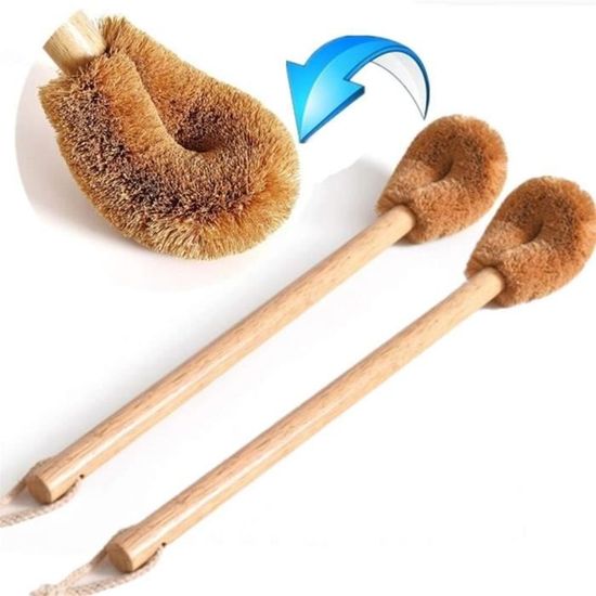 Brosse Avec Manche En Bois - Fil Inox - Lot De 4 MC KENZIE