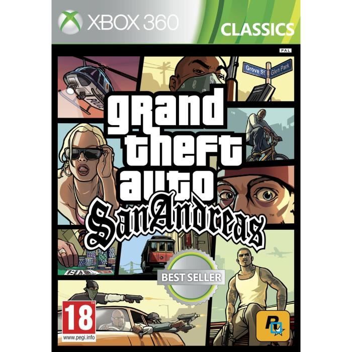 Take 2 Gta San Andreas Jeu Xbox 360