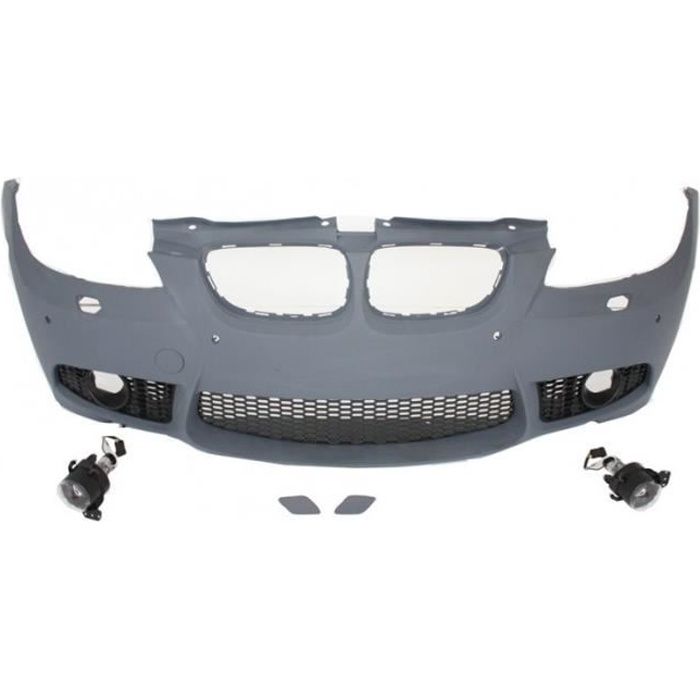 PARE CHOC PARECHOC AVANT PACK M SPORT DESIGN BMW SERIE 3 E92 ET E93 + 2 ANTIBROUILLARDS