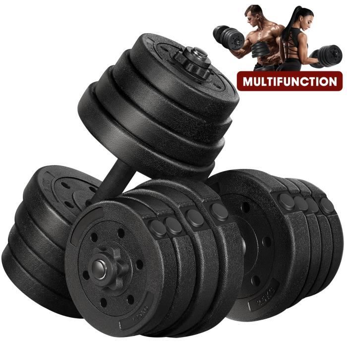 Lot d’haltères 30kg poids musculation -min