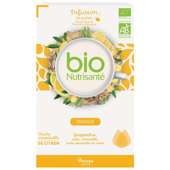 Nutrisanté Infusion Bio Energie 20 Sachets