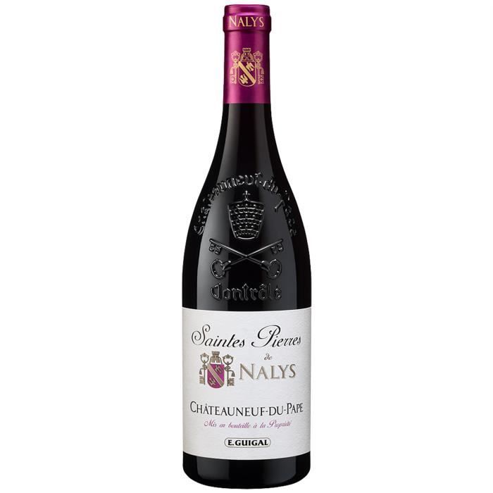 Châteauneuf-du-Pape Saintes Pierres de Nalys Rouge 2019 - 75cl - Château de Nalys - Vin AOC Rouge de la Vallée du Rhône
