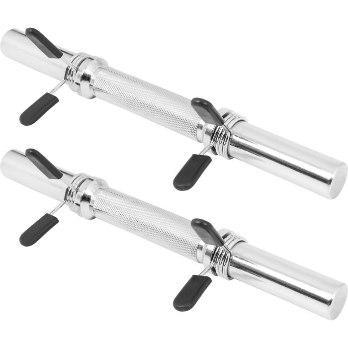 Deux barres courtes avec stop disques de 35cm, diamètre 30mm