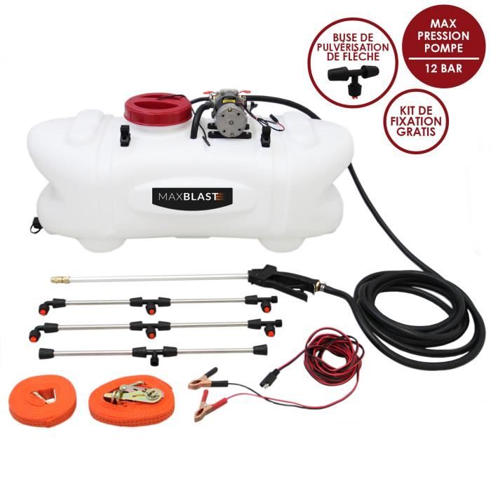 Pulvéristeur Pour ATV Quad 60L Maxblast 12V Buses de Flèche Pulvérisation et Accessoires