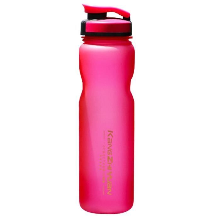 Gourde - Bouteille isotherme,Grande bouteille d'eau en plastique sans BPA,1l,grande capacité,résistante,pour sport en - Type Pink