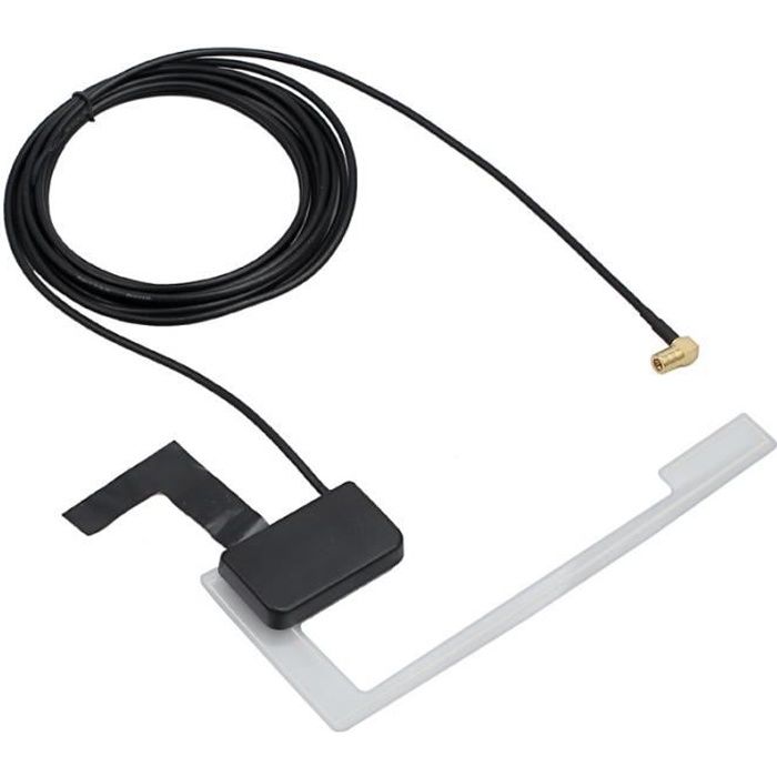 Boomersun Antenne Voiture Radio fenêtre Auto Adhésive Dab Antenne Autoradio Numérique Verre SMB Câble Support