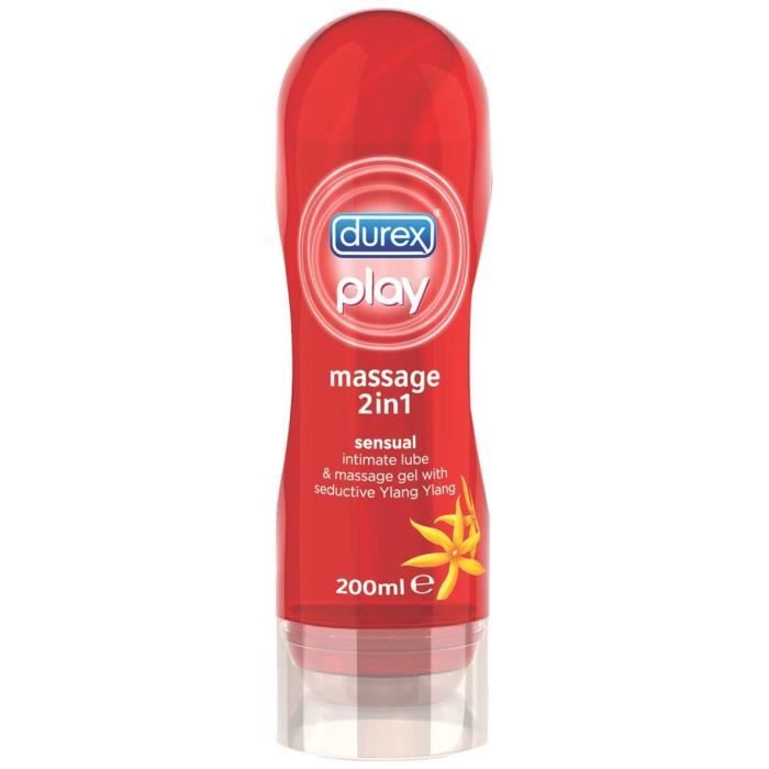 Durex Play - Gel de Massage Sensuel à l'Ylang Ylang - 200 ml