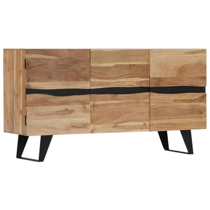 Buffet 150 x 40 x 79 cm Bois d'acacia massif-XIC
