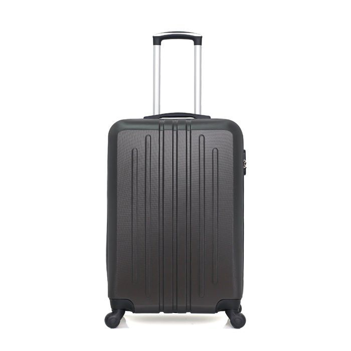 HERO – VALISE WEEK-END - ABS – 65cm – 4 roues – VOSGES – GRIS FONCE