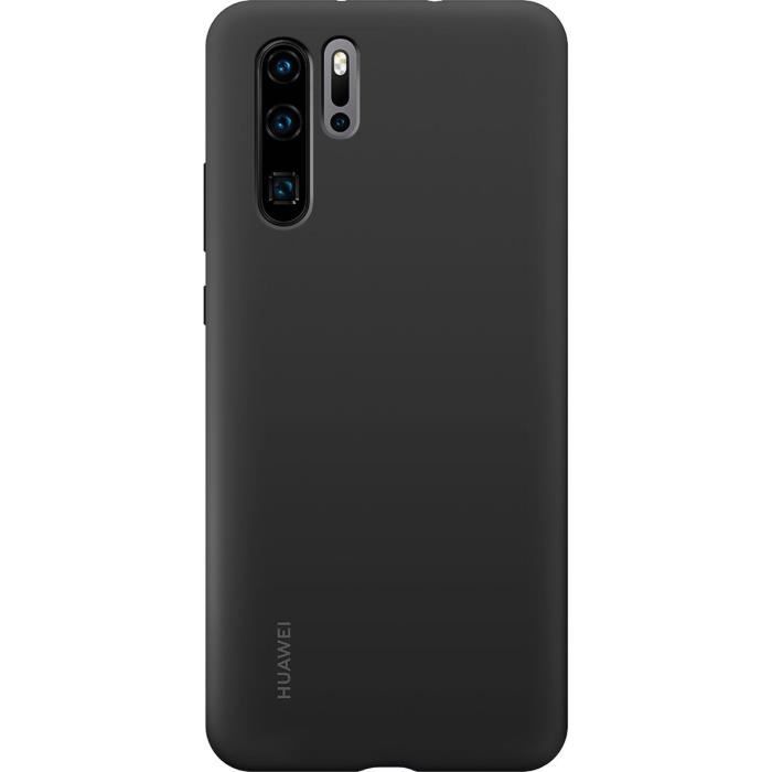 HUAWEI Coque rigide finition soft touch noire Huawei pour P30 Pro