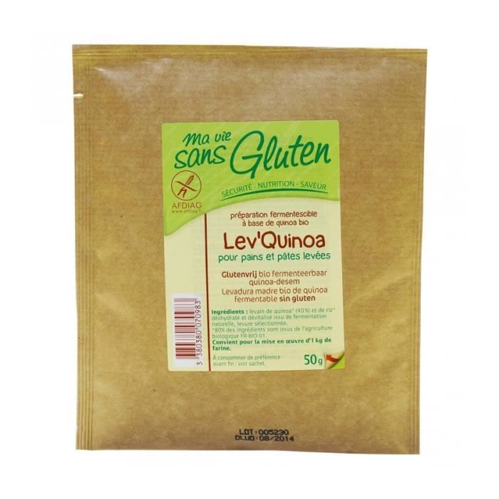 Lev'Quinoa bio & sans gluten 50 g MA VIE SANS GLUTEN