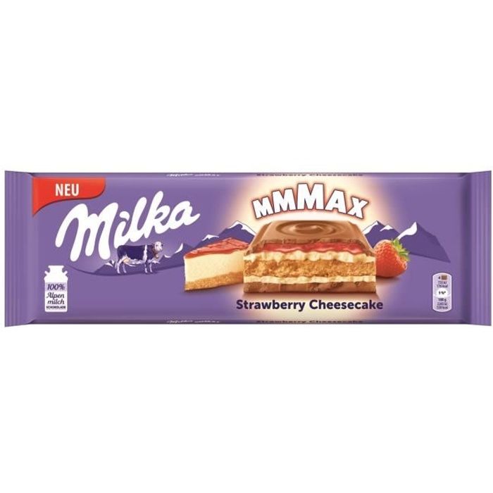 3x Milka Strawberry Cheesecake 300g