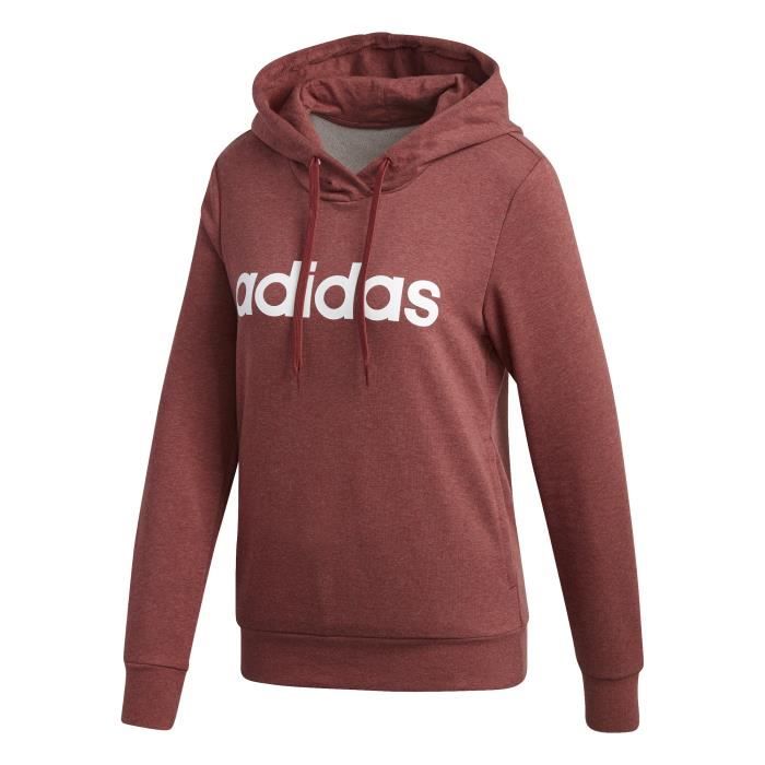 Sweat à capuche femme adidas Essentials Linear Pullover
