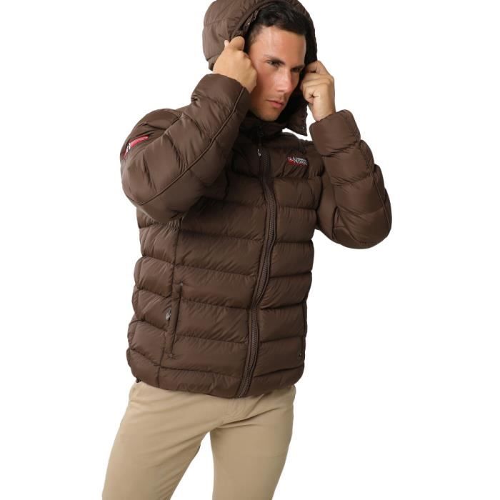 GEOGRAPHICAL NORWAY Doudoune BELLISSIMO Marron - Homme