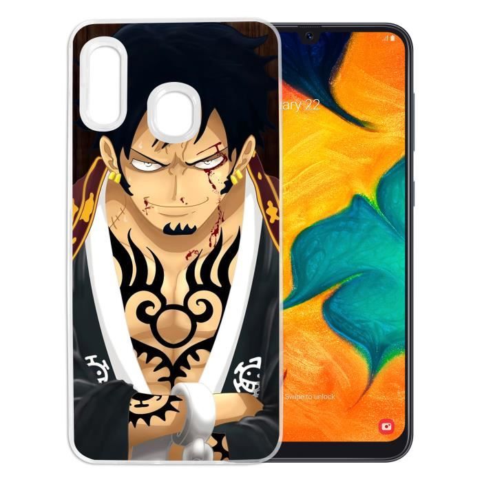 Coque pour Samsung Galaxy A20e - Trafalgar Law One Piece. Accessoire téléphone