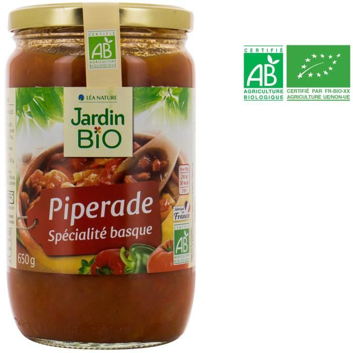 JARDIN BIO Piperade bio - 650 g