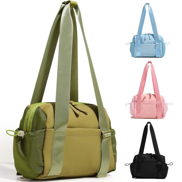 Mini Sac de Sport Femme Fille Petit Sac de Gym avec Imperméable Poche Humide Etanche Sac à Bandoulière pour Fitness Shopping
