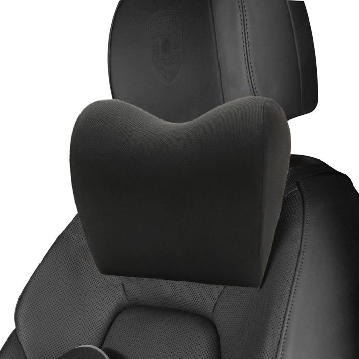Appuie-tête gris - Coussin de protection lombaire pour siège de voiture