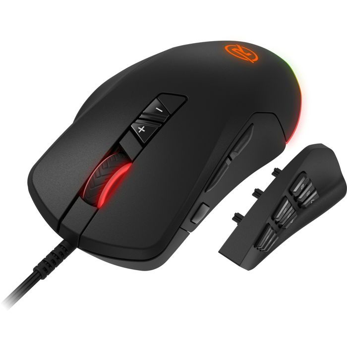 Souris de jeu - RAPTURE - ANACONDA - Filaire - DPI jusquà 10000 - Rétro-éclairage RGB