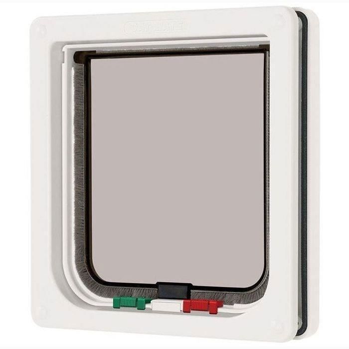 Comparer les prix de Chatière - Cat Mate - Verrouillage 4 voies - Blanc - 192 x 20 cm