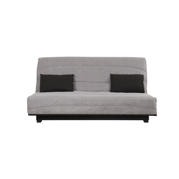 RELAXIMA - Banquette convertible Clic Clac ESTEBAN couchage 130 x 190 rangement intégré cape gris RELAXIMA - Banquette convertible Clic Clac ESTEBAN couchage 130 x 190 rangement intégré cape gris