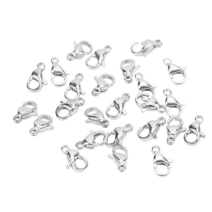 20m Chaine Fabrication Bijoux, Collier Chaine en Acier Inoxydable avec