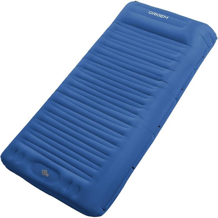 Matelas camping autogonflant - ORIGEM - Origem - 200x76x14 cm - Ultra léger 086 kg - Gonflage 60-90s (pompe pied)