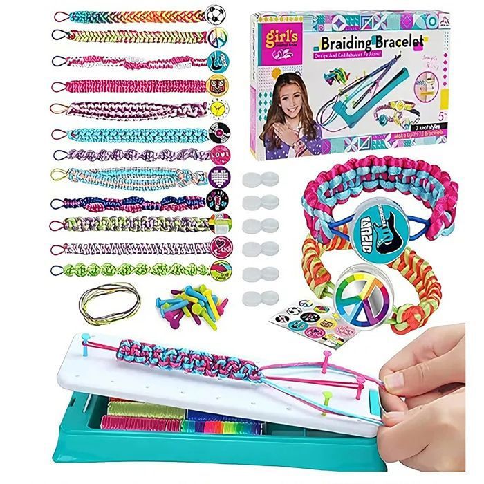 Kit Bracelet et dAmitié– Idée Cadeau pour Fille 8-16 AnsAdo – Kit DIY Loisirs Créatifs Enfants