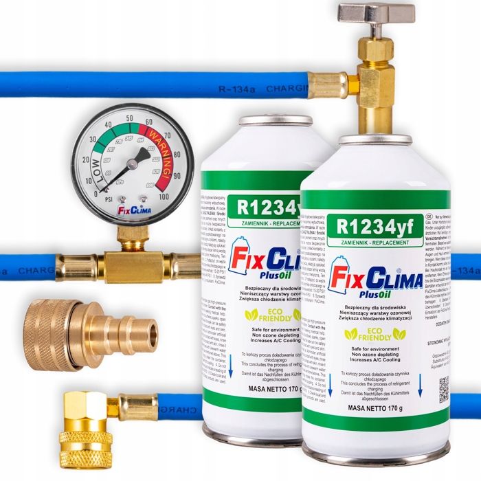 KIT DE REMPLISSAGE DE CLIMATISATION RÉFRIGÉRANT R1234YF