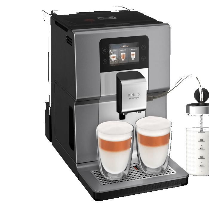 RECONDITIONNÉ KRUPS Machine à café broyeur à grain Ecran tactile couleur 15 recettes EA875E10-RA - Krups