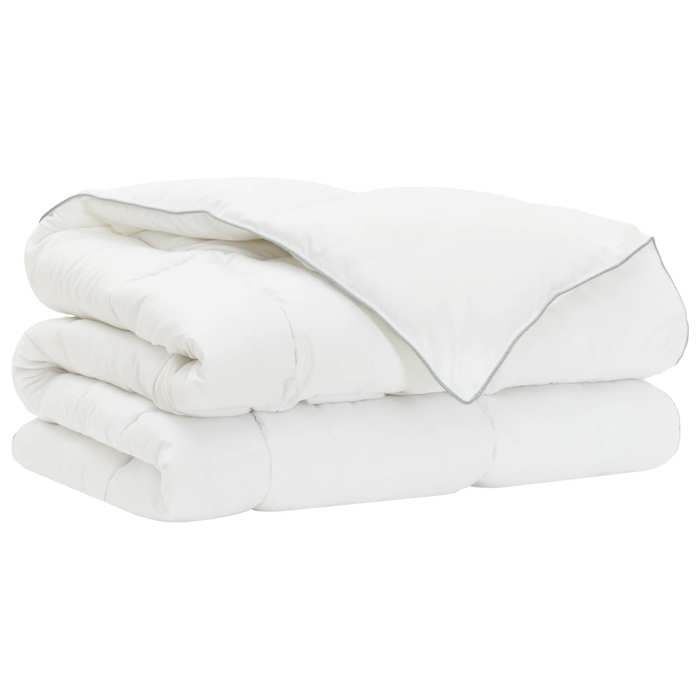vidaXL Couette Blanc 220 x 240 cm Fibre de bambou 42041945
