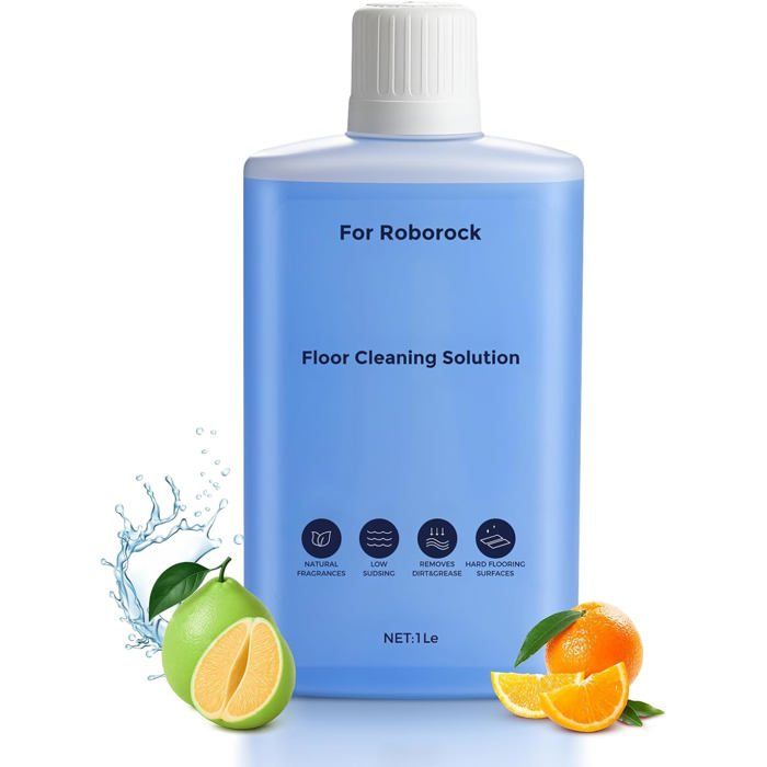 Nettoyant concentré 1 lNettoyant de sol spécialement conçu pour les robots aspirateurs RoborockSans rayuresPour carrelageparquet